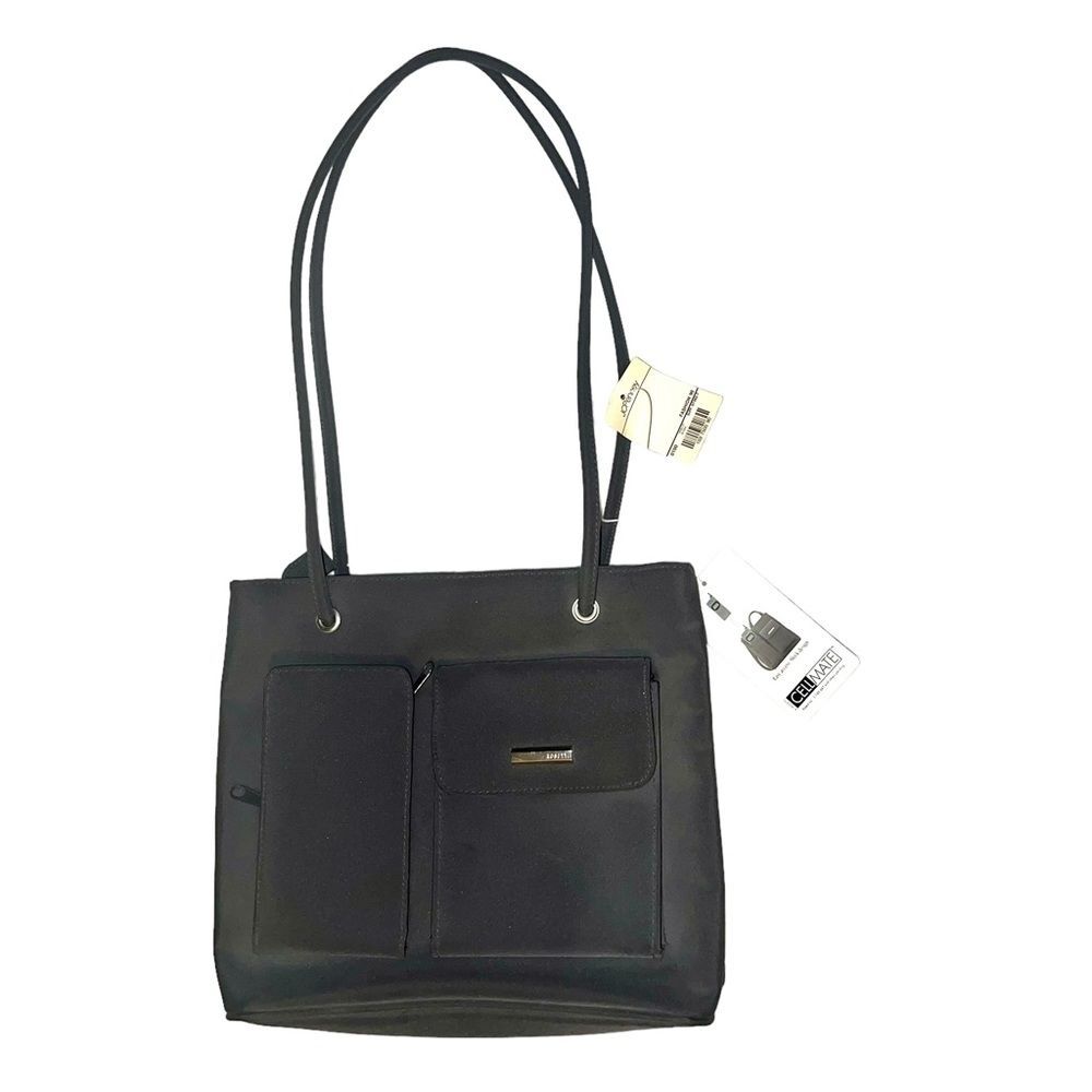New Cell Mate by Rossetti Gray Shoulder Bag Purse Pockets Wipe Clean